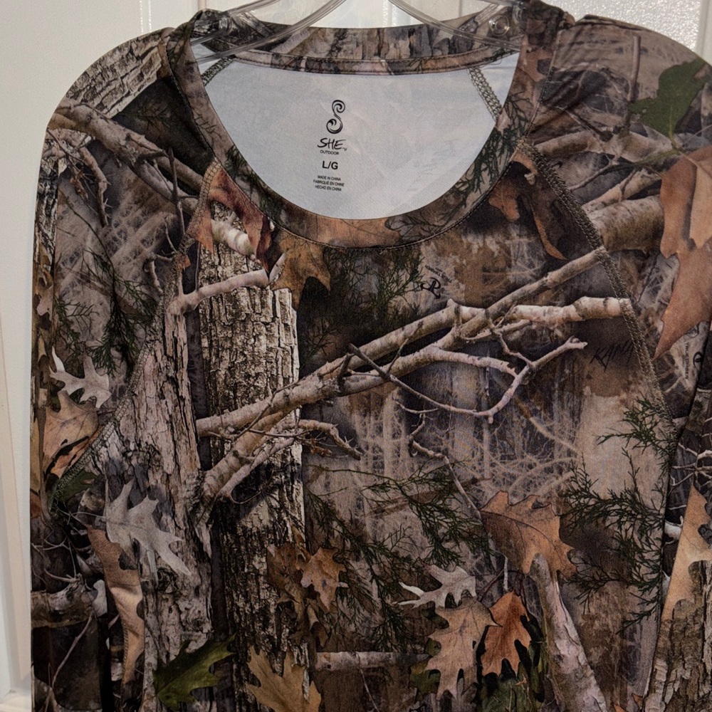 She Long Sleeve Camouflage Women's Top